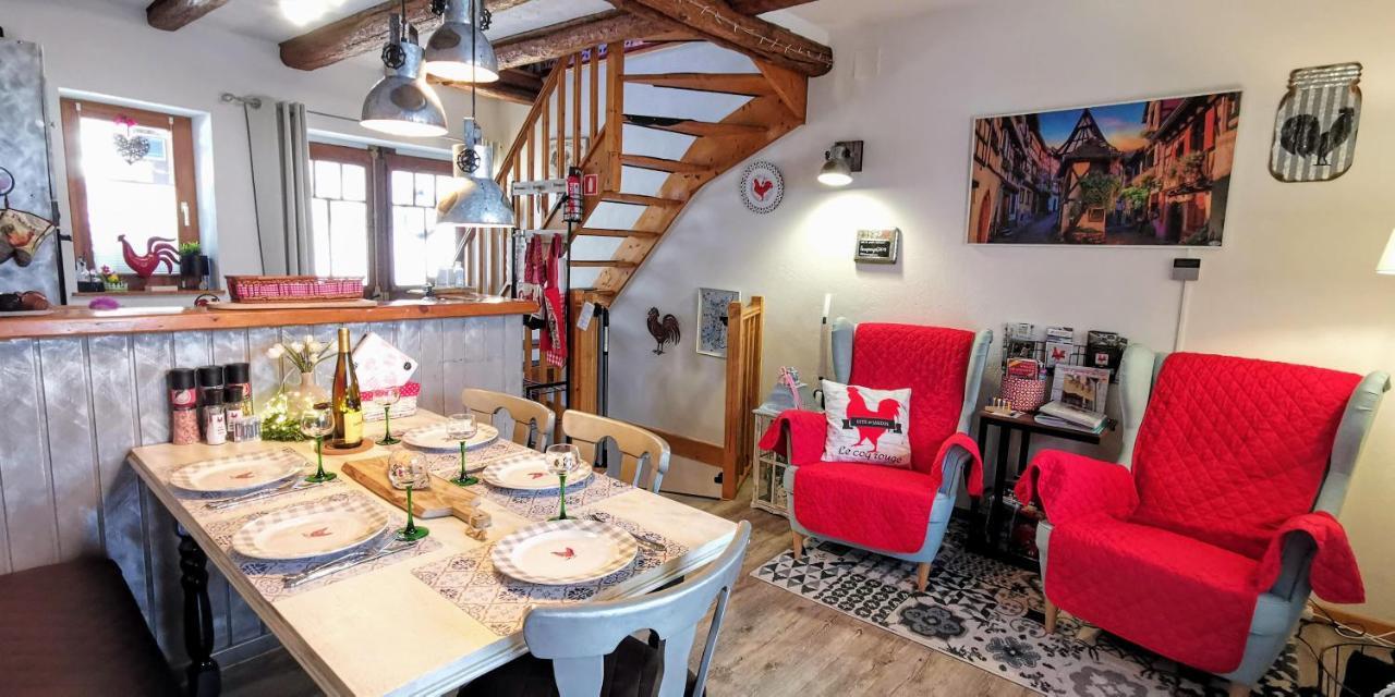 Gite Le Coq Rouge Eguisheim Exterior foto